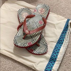Tory Burch red flip flops